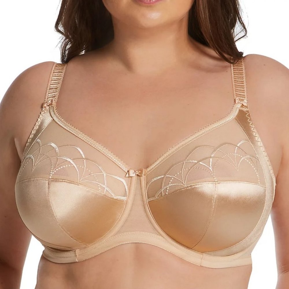 NWT Elomi Cate Underwire Full Cup Banded Bra EL4030 38GG Sand